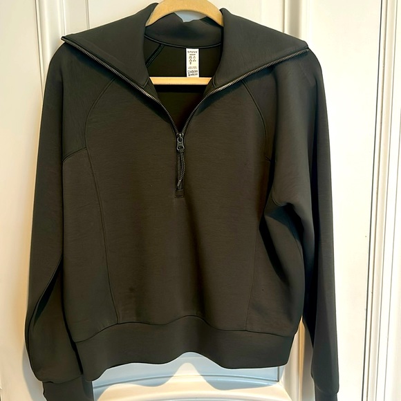 SPANX Tops - Spanx Air Essentials half zip, so soft and cozy! Never worn!